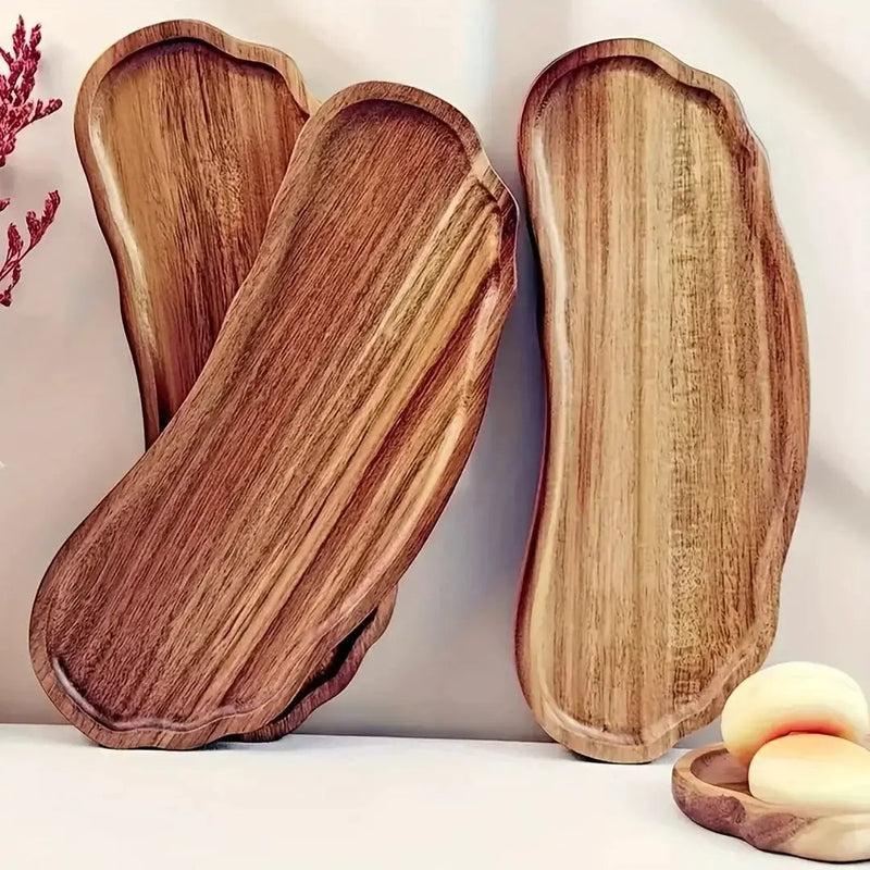 Dessert Tray - Wooden Rectangular by House Of Avana