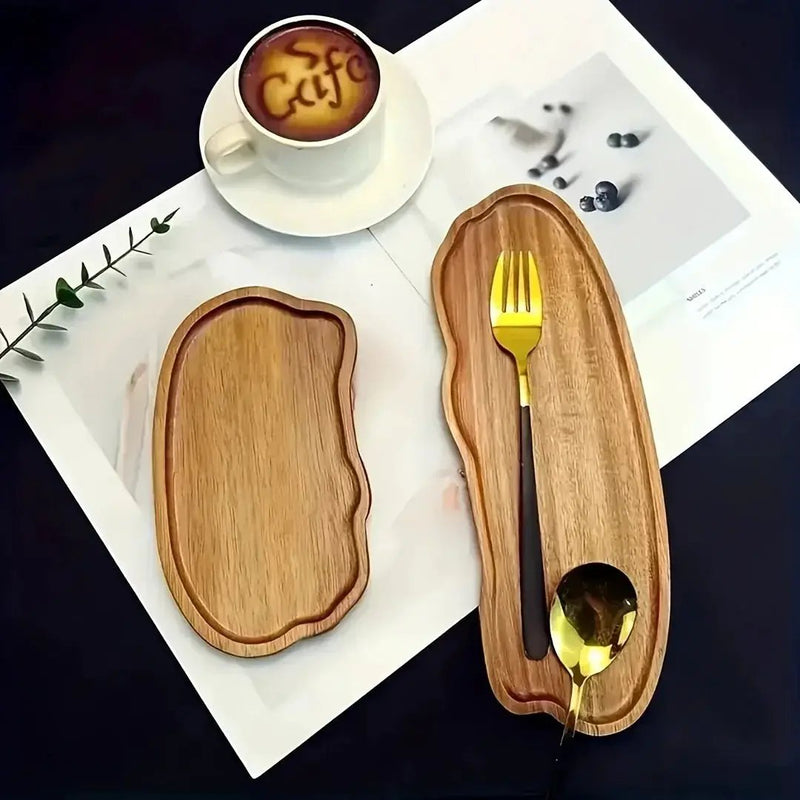 Dessert Tray - Wooden Rectangular by House Of Avana