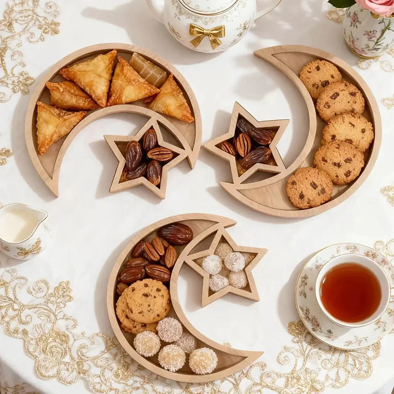 Dessert Tray - Wooden Serving by House Of Avana