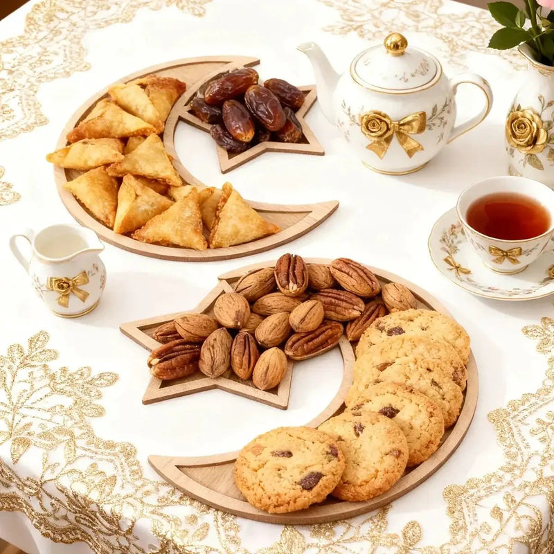 Dessert Tray - Wooden Serving by House Of Avana