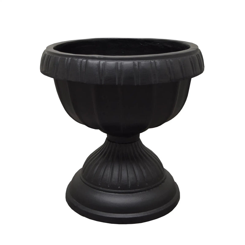 Ornate Round Cast Aluminum Metal 35-in Bird Bath Planter Vase Combo by Sharicks