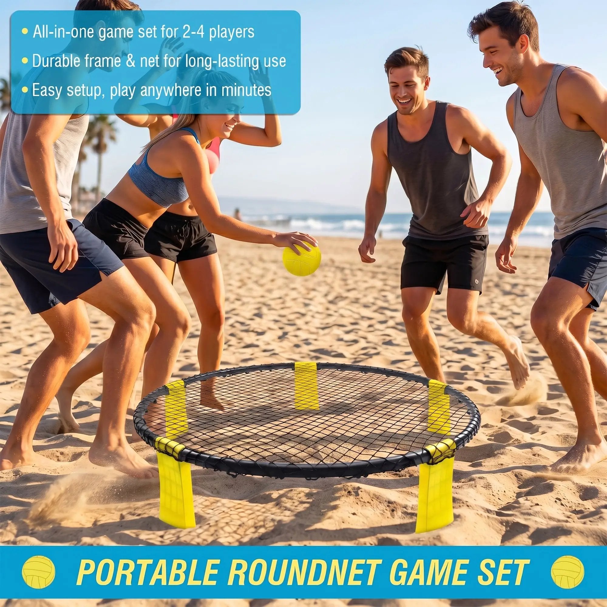 Outdoor Roundnet Game Set by HouseOfZazla