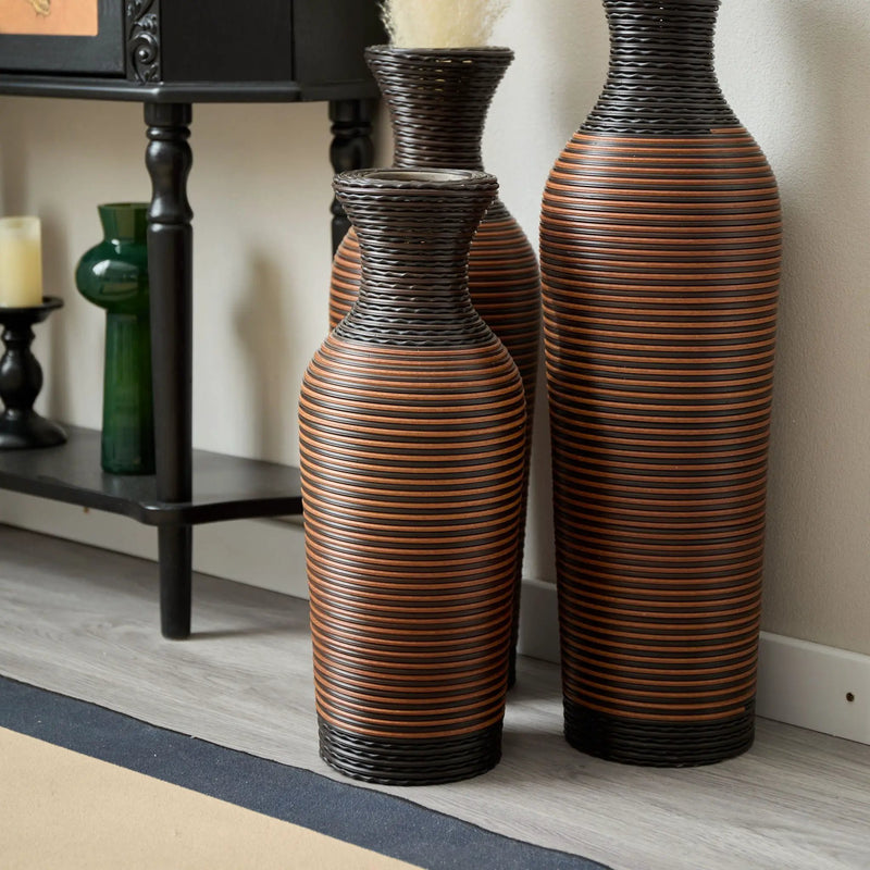 Classic And Neat Floor Vase, High Independent Flower Stand (Set of 3) by HouseOfZazla