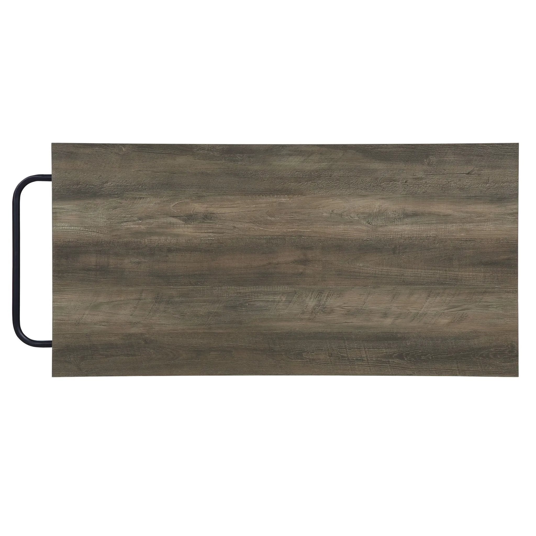 Lona - Kitchen Island - Rustic Oak / Black by Unique Piece Furniture