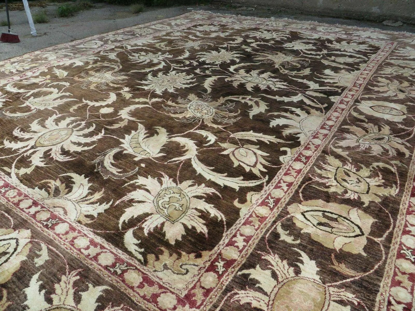 13' X 16' Vintage Handmade Peshawar Oushak Wool Rug Carpet Nice by Jewel Rugs