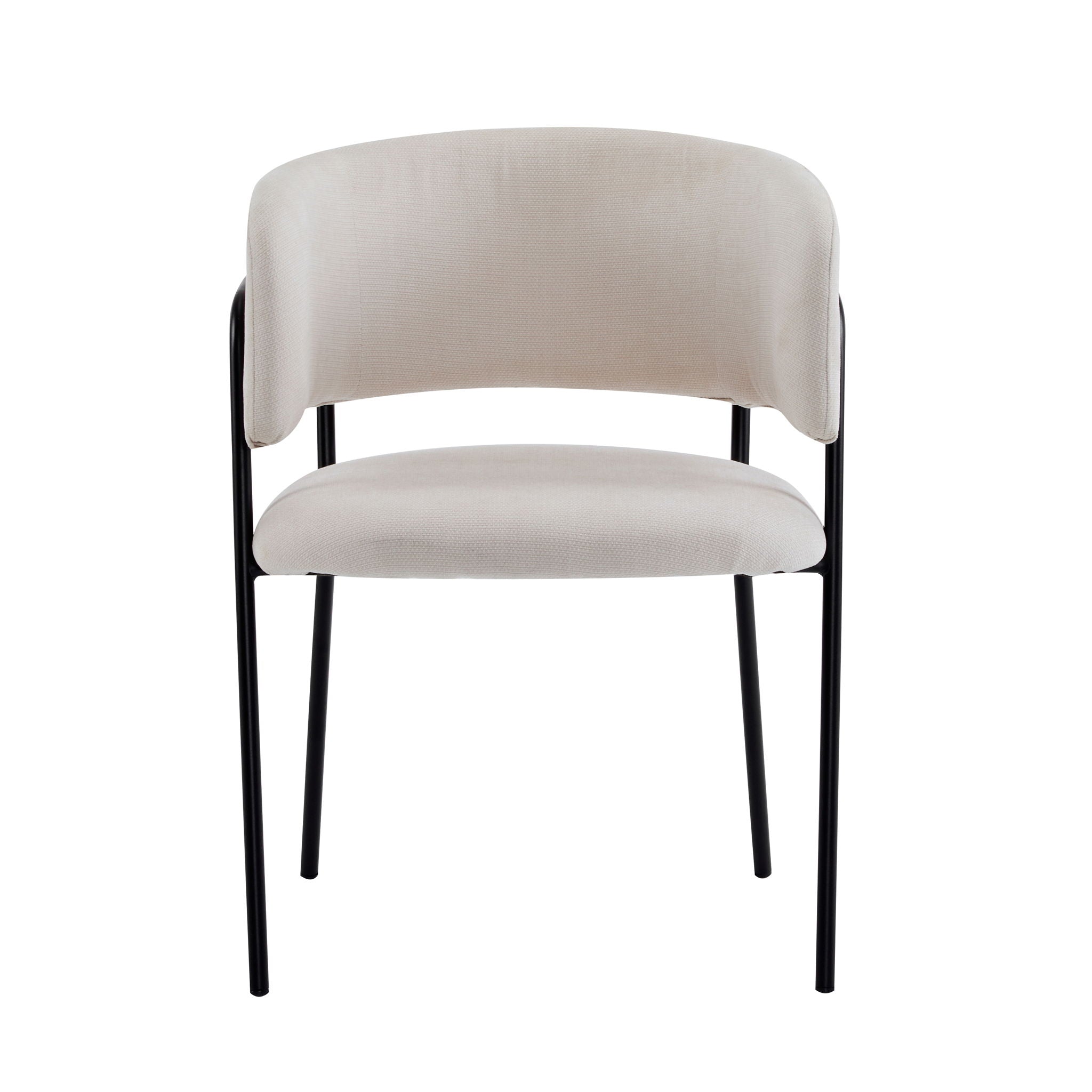 Modern Upholstered Arm Dining Chair Set by HouseOfZazla