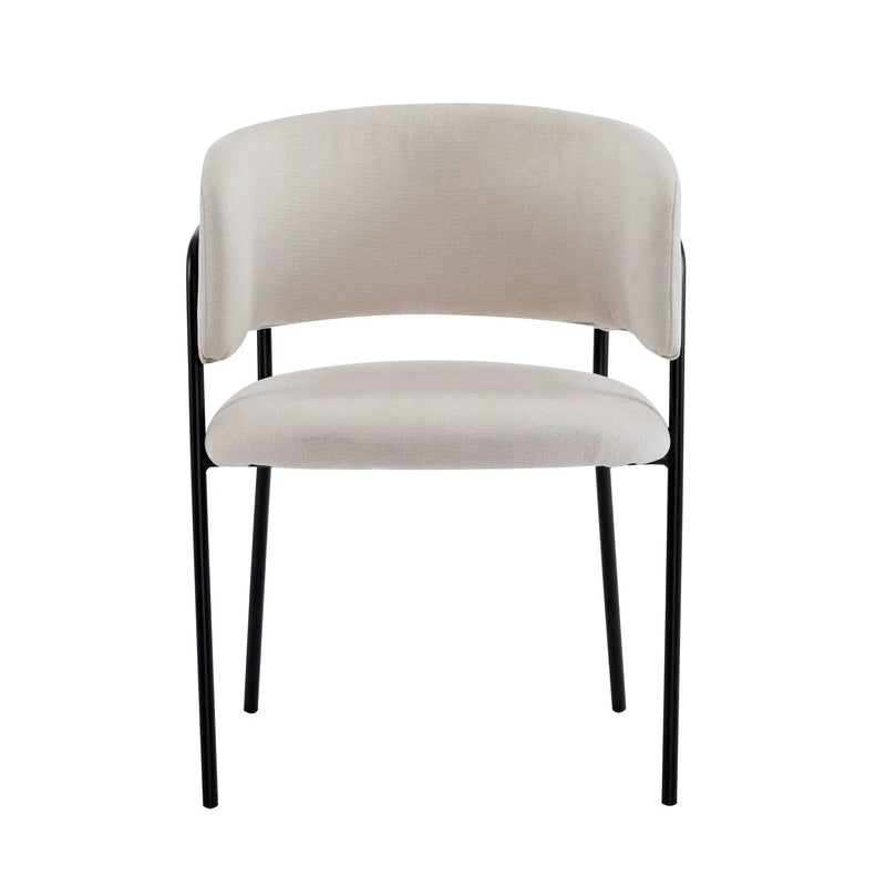 Modern Upholstered Arm Dining Chair Set by HouseOfZazla