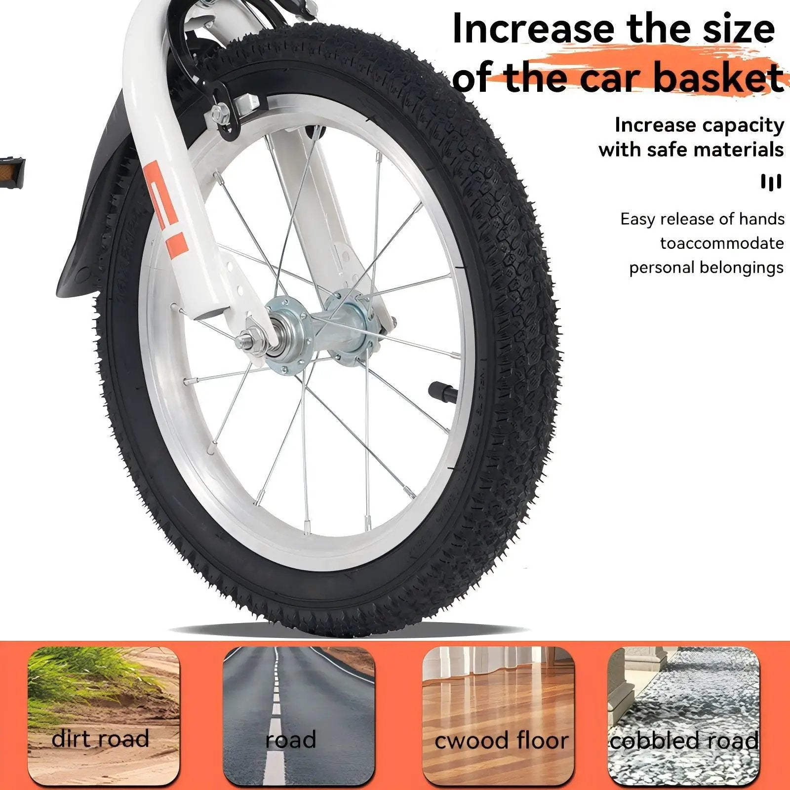 Fkznpj - 18" Sporty Kids Bike With Training Wheels And Stand Adjustable Saddle Suitable For Boys And Girls Aged 5 - 10 Years Tall Height 39 - 49" Available In A Variety Of Colors by HouseOfZazla
