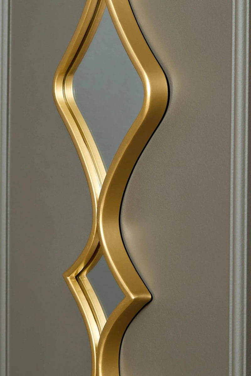 Harriswood - Accent Mirror Set (Set of 2) - Gold Finish by Unique Piece Furniture