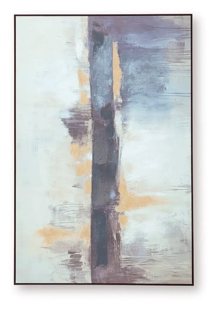 Gatesford - Wall Art - Blue / White / Tan by Unique Piece Furniture