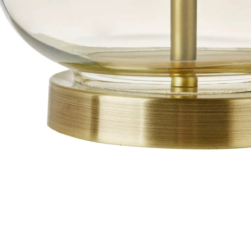 Ellipse Curved Glass Table Lamp, Set of 2 by HouseOfZazla