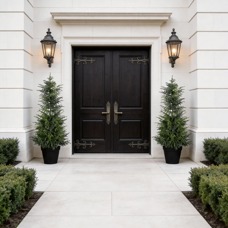 4' Artificial Real Touch Pine Tree by HouseOfZazla