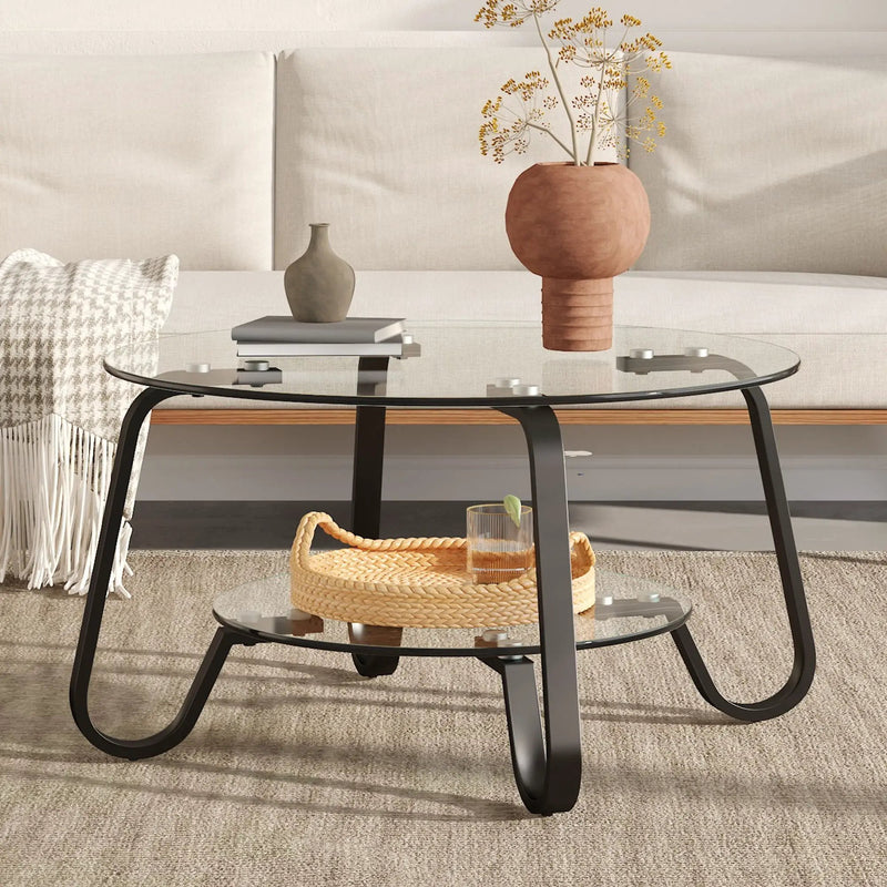Double Layer Coffee Table by Unique Piece Furniture