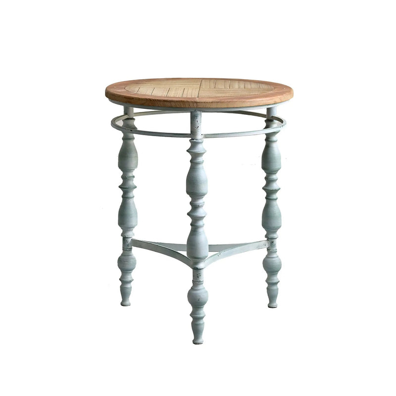 Round Top Carved Table For Living Room by Unique Piece Furniture