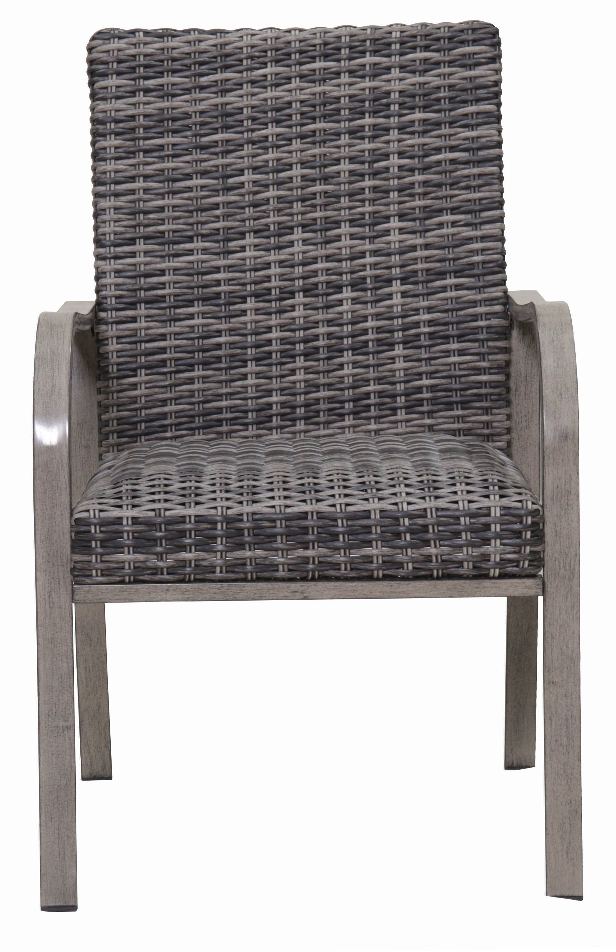 2PC Outdoor Dining Chair with Hand-Painted Frame and Water-Washed Cotton Seat by HouseOfZazla