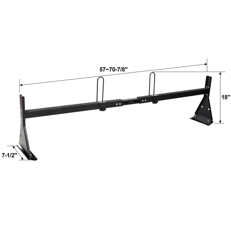 Heavy-Duty Steel Ladder Roof Racks with Rear Roller by HouseOfZazla