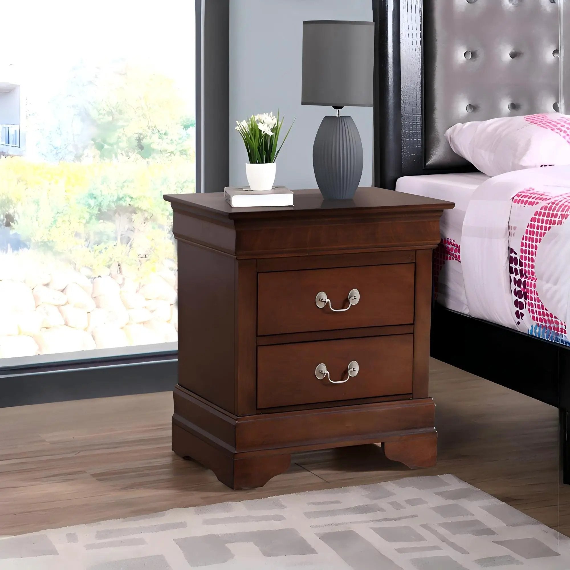 Louis Phillipe - Nightstand - Wood by HouseOfZazla