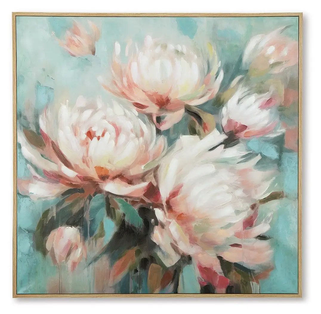 Parryville - Wall Art - Aqua / Pink by Unique Piece Furniture
