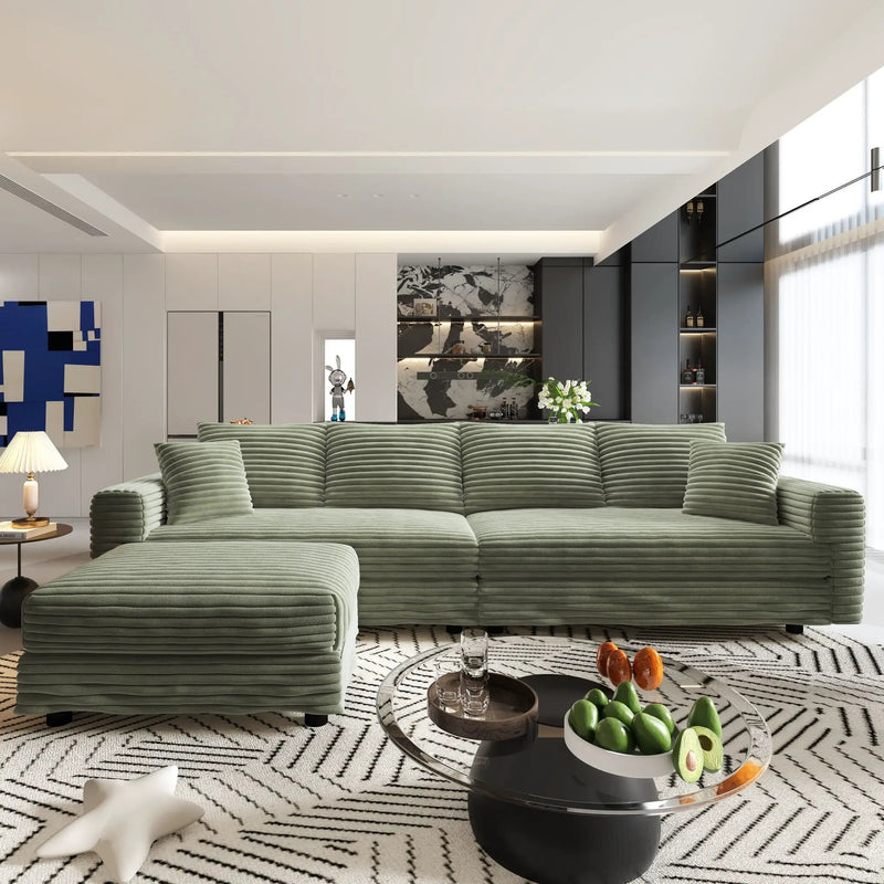 Modern Comfy Upholstered Sofa Cloud Couch & Deep Seat Couches by HouseOfZazla