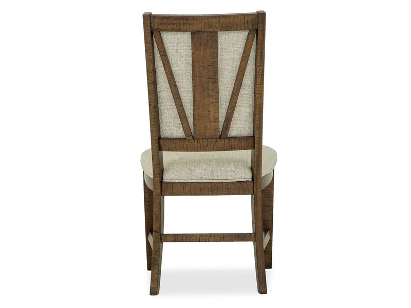 Bay Creek - Step Up Side Chair With Upholstered Seat & Back (Set of 2) - Toasted Nutmeg by Unique Piece Furniture