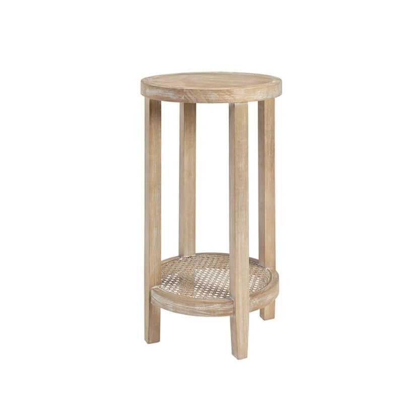 Bedford - Round Accent Table - Reclaimed Wheat by Unique Piece Furniture