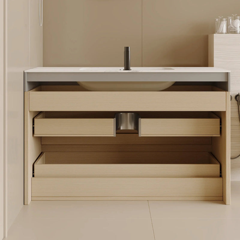 Modern Floating Bathroom Vanity by HouseOfZazla