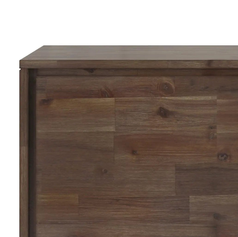 Lowry - TV Media Stand - Rustic Natural Aged Brown by Unique Piece Furniture