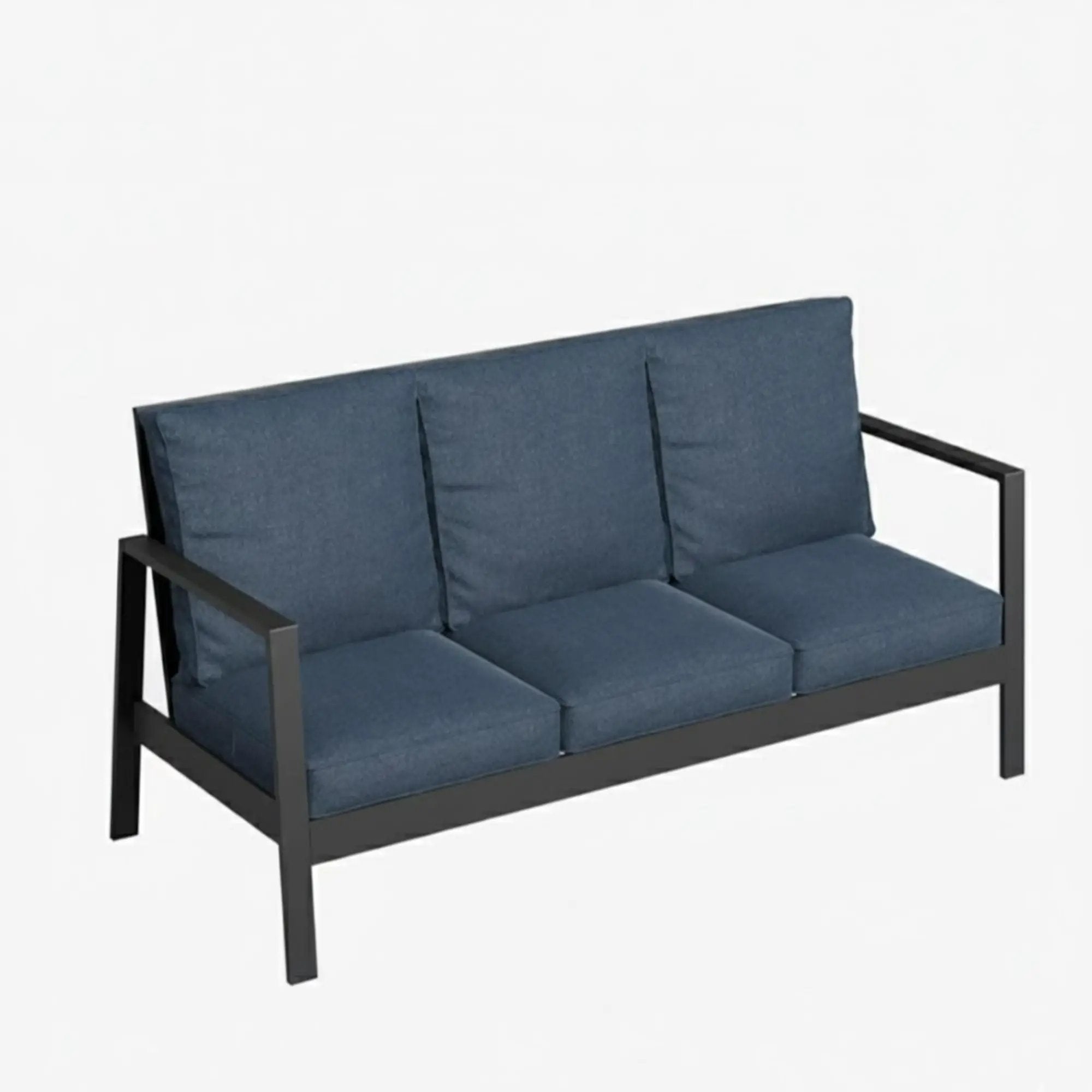 3 Seat All-Weather Patio Sofa With Cushions by HouseOfZazla