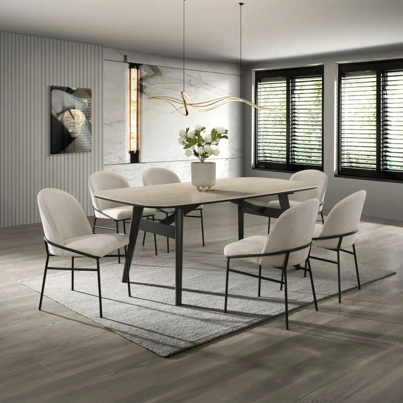 Lark - Side Chair (Set of 2) - White / Black by Unique Piece Furniture