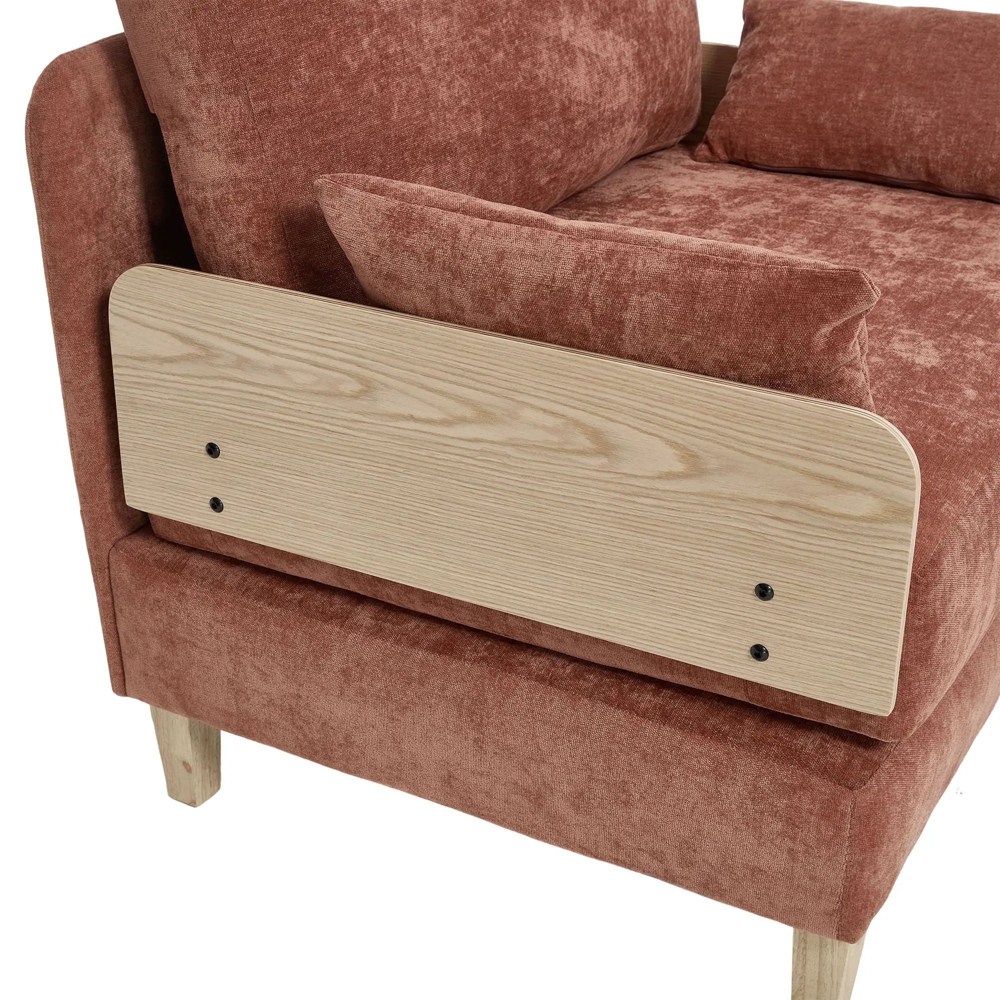 Mid Century Modern Foldable Sofa Bed, 3 In 1 Convertible Sleeper With 3 Pillows by HouseOfZazla