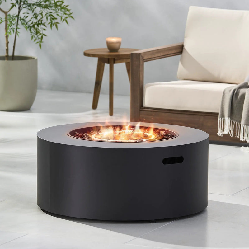 Round Iron Fire Pit by BLAKHOM