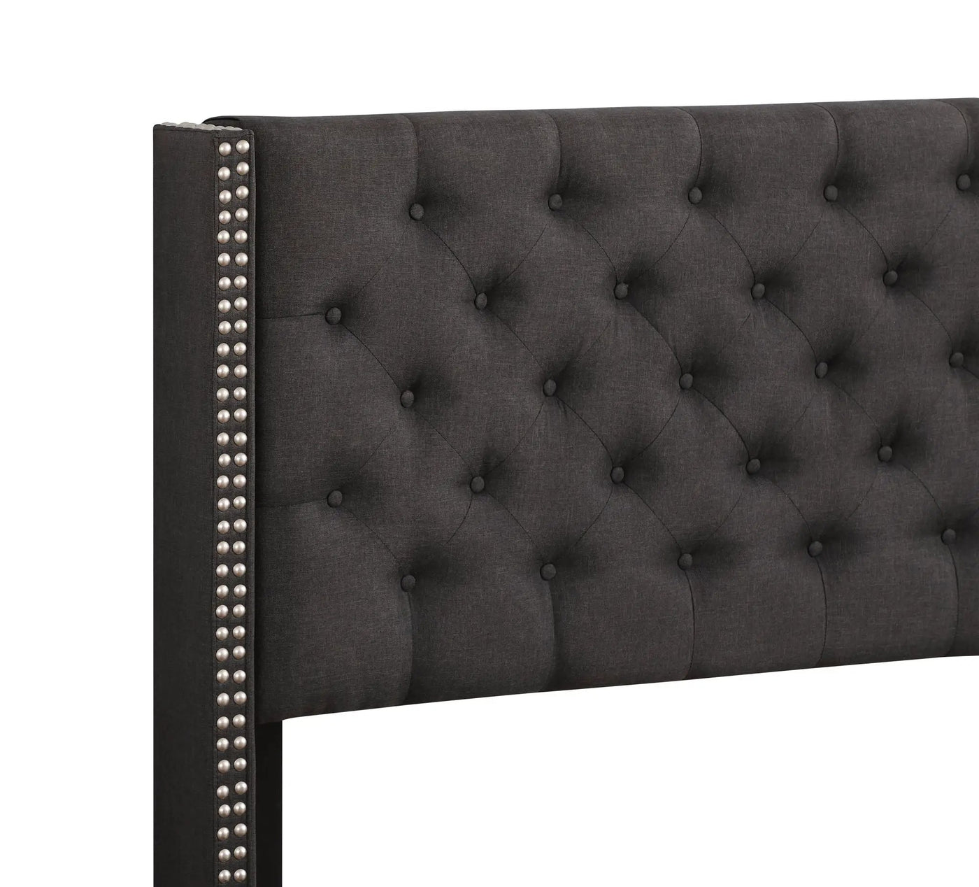 Nailhead Bed Transitional Vibrant by HouseOfZazla