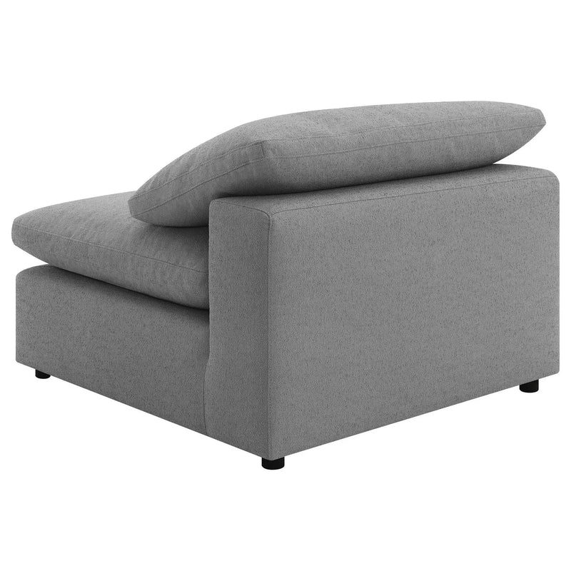 Raleigh 5-piece Boucle Upholstered Modular Sectional Grey by Unique Piece Furniture