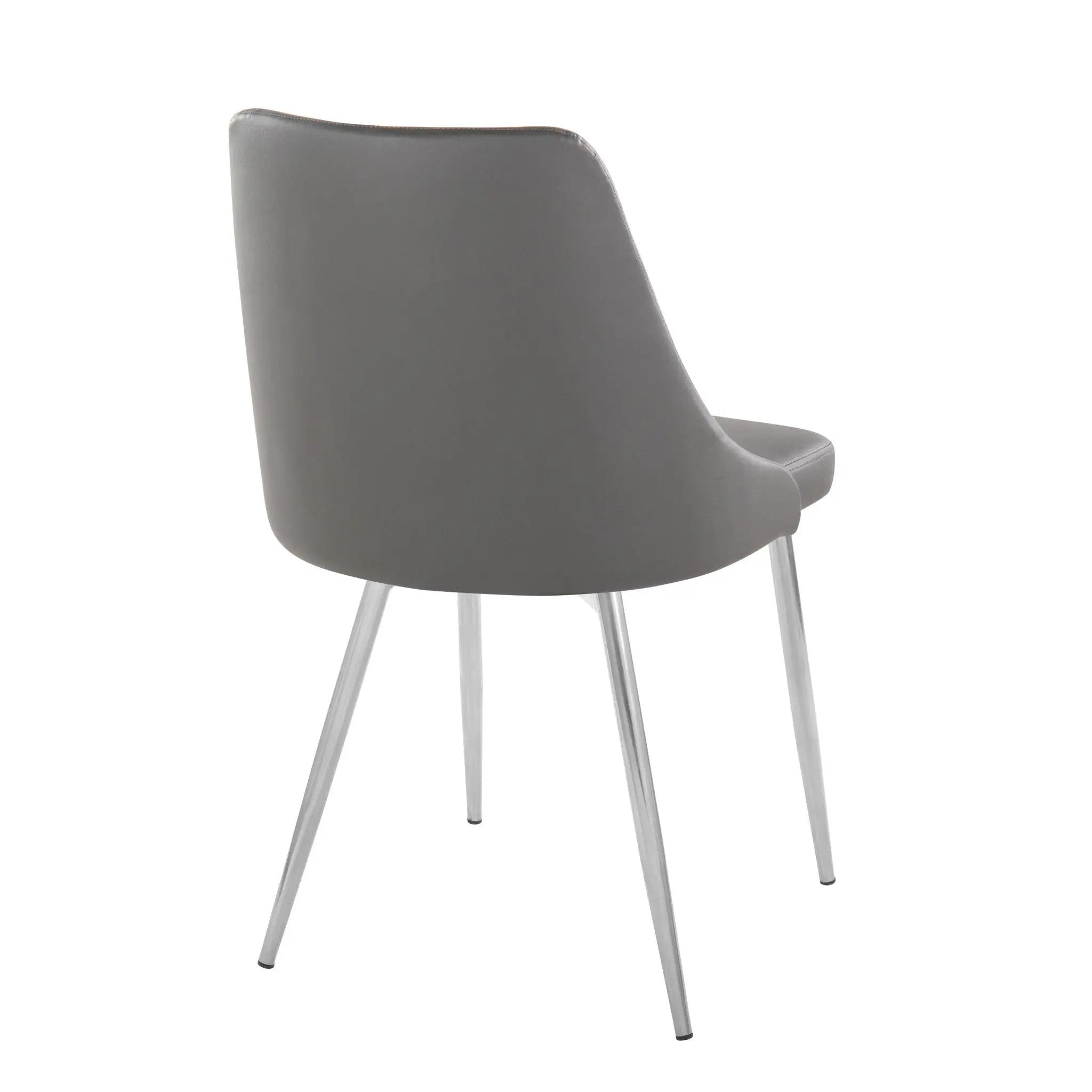 Marche - Contemporary Dining Chair With Metal Legs (Set of 2) by HouseOfZazla