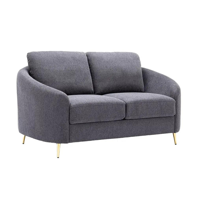 Yuina - Loveseat - Gray Linen by Unique Piece Furniture