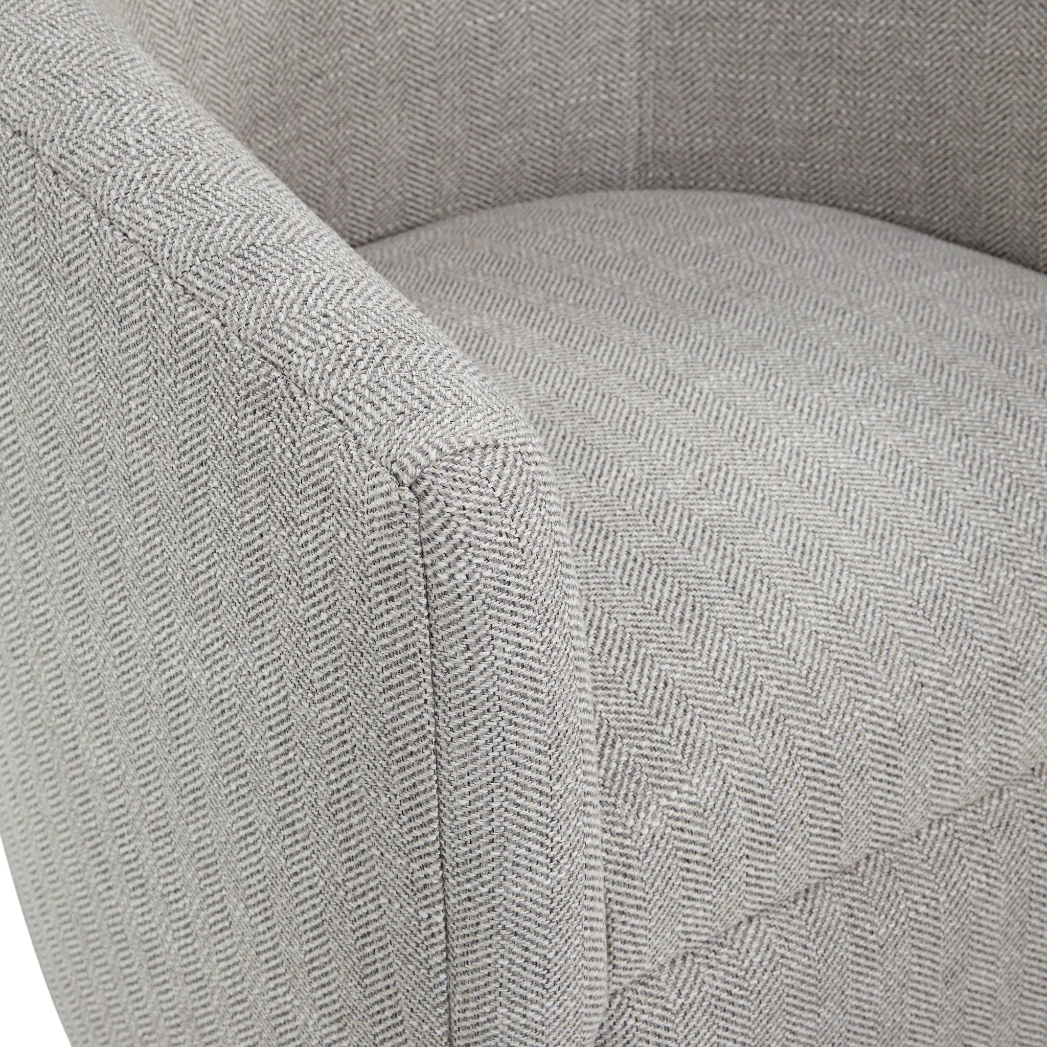 Lainey - Swivel Barrel Chair With 360 Degree Rotation by HouseOfZazla