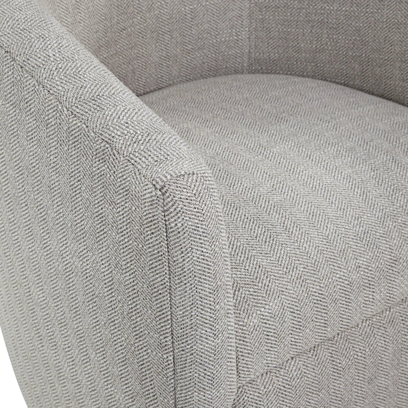 Lainey - Swivel Barrel Chair With 360 Degree Rotation by HouseOfZazla