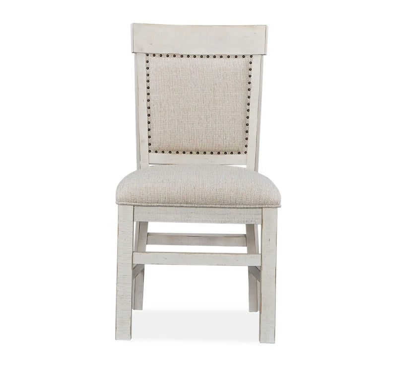 Bronwyn - Dining Side Chair With Upholstered Seat (Set of 2) - Alabaster by Unique Piece Furniture