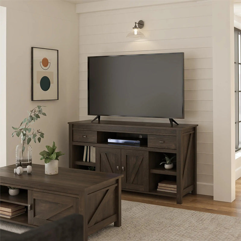Farmington - TV Stand For TVs Up To 60" - Oak by HouseOfZazla