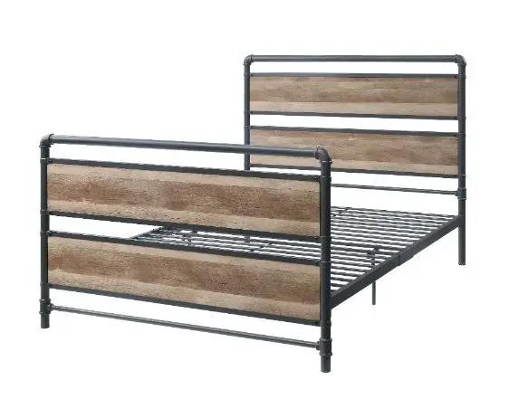 Brantley - Full Bed - Antique Oak & Sandy Gray by Unique Piece Furniture