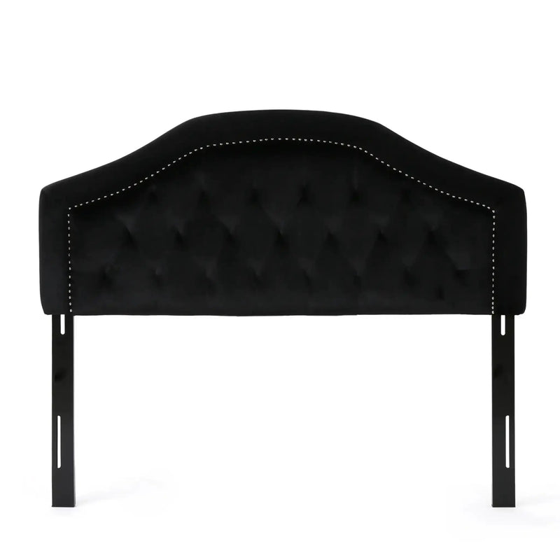 Kaarina Contemporary Tufted Fabric Headboard by HouseOfZazla