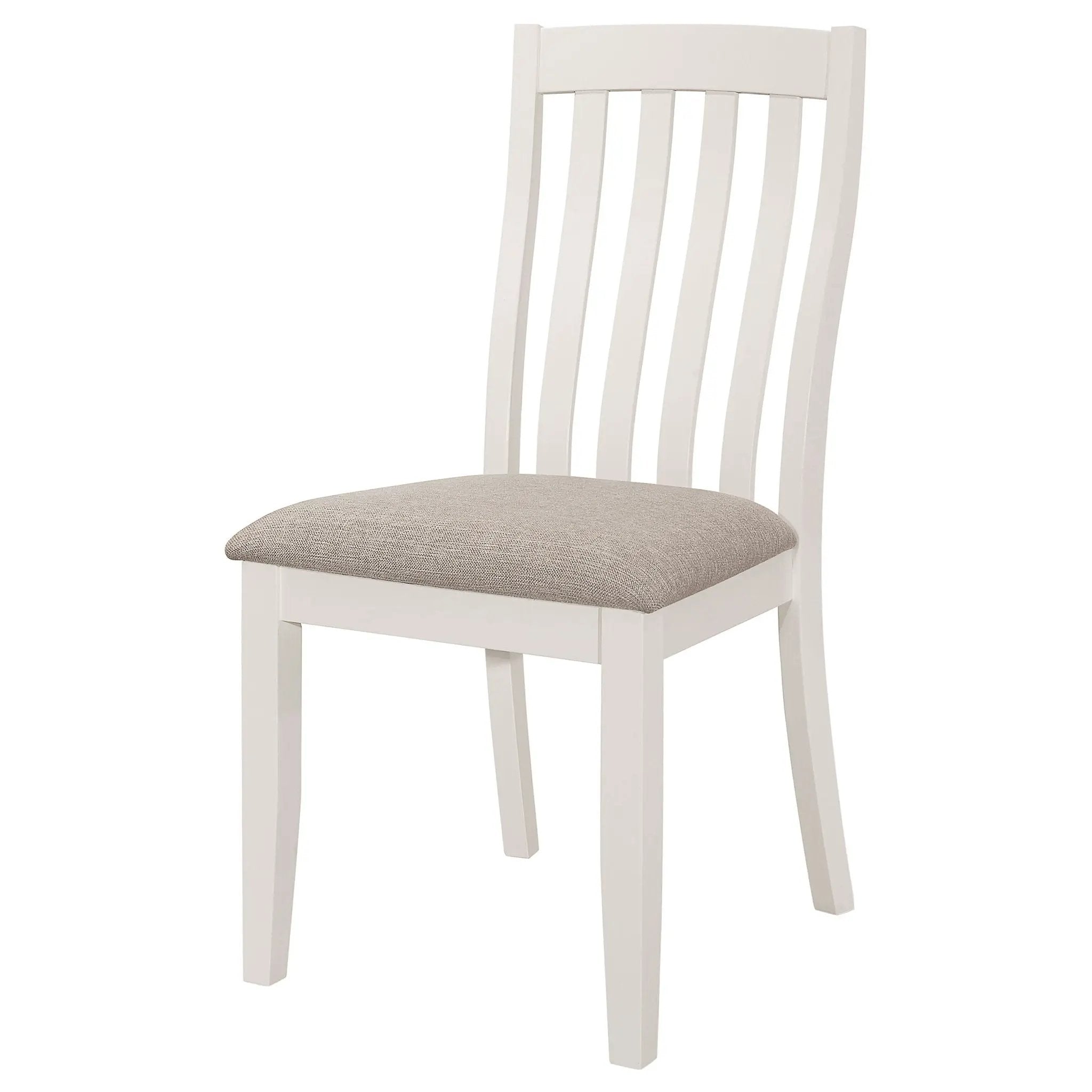 Dining Side Chair Set (2 Pieces) - Off White by HouseOfZazla