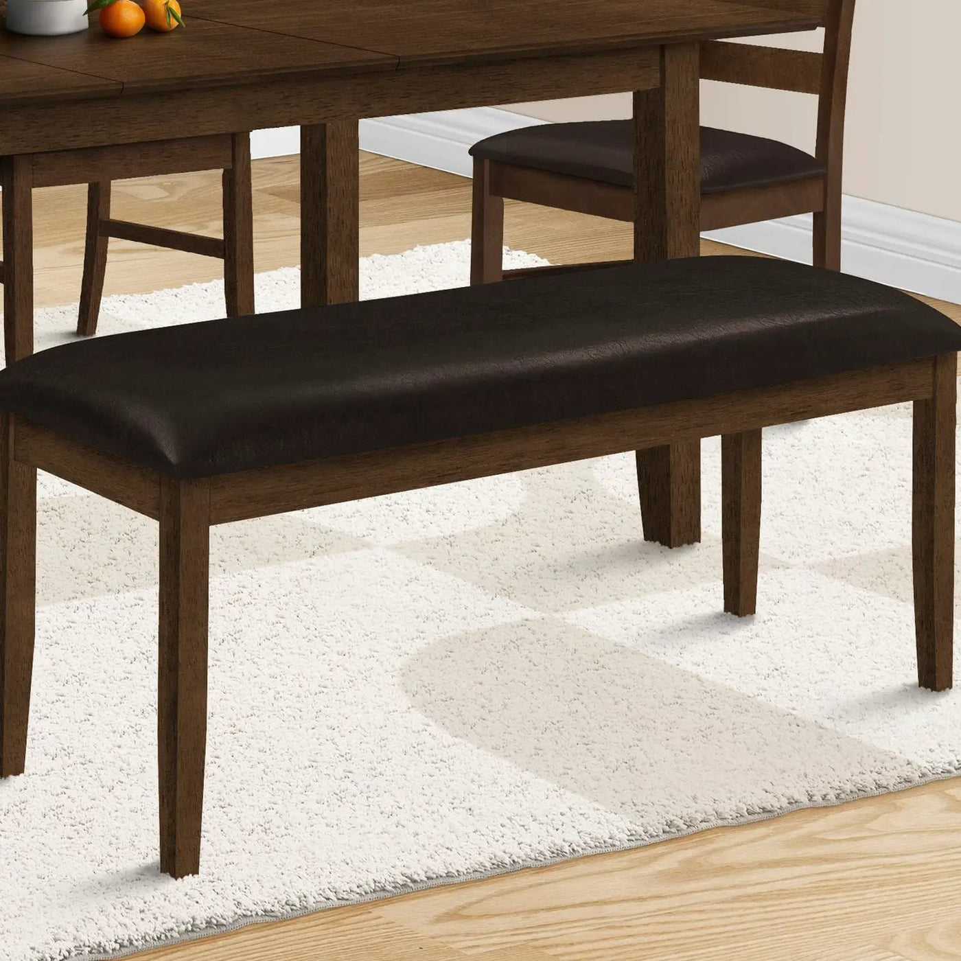 Bench, Rectangular, Hallway, Upholstered, Transitional by Unique Piece Furniture