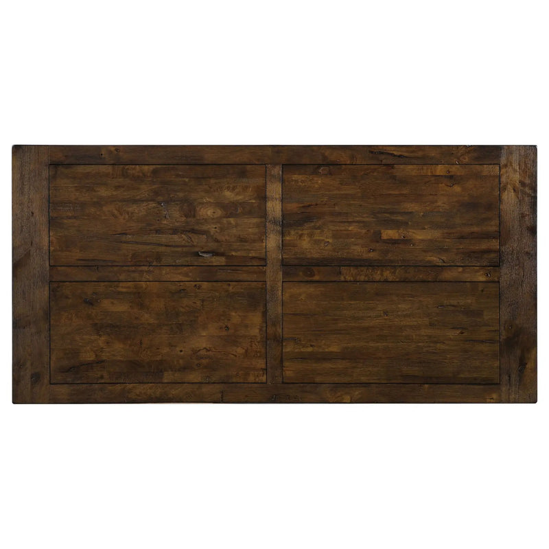 Coleman 5-piece Rectangular Dining Set Rustic Golden Brown by Unique Piece Furniture