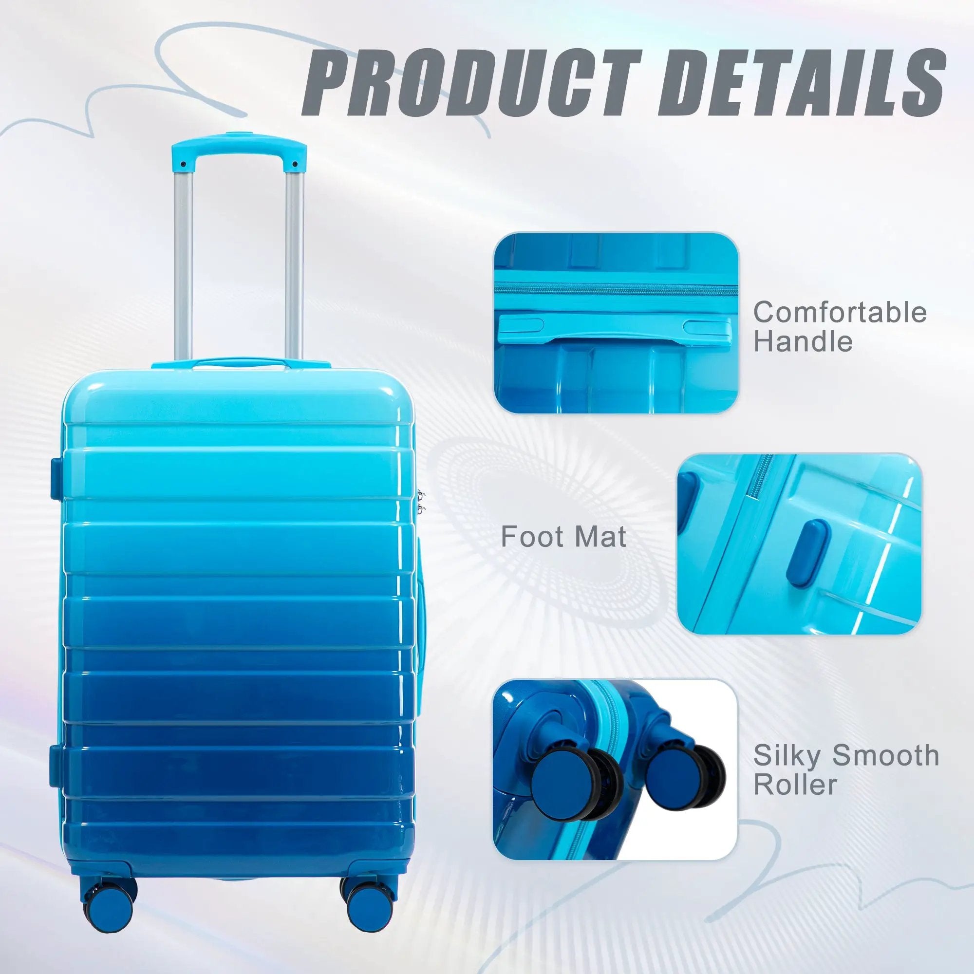 PC Spinner Wheel Luggage Set by HouseOfZazla