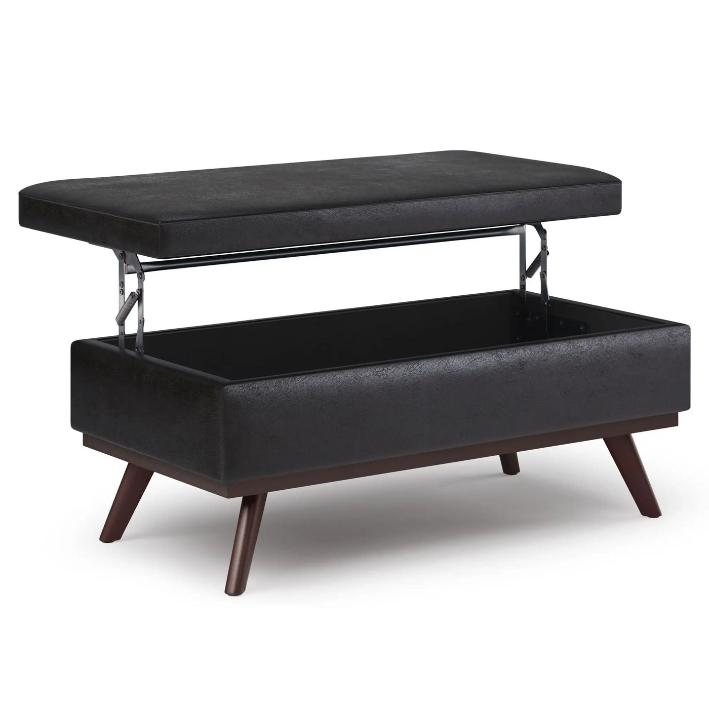 Owen - Lift Top Large Coffee Table Storage Ottoman, Mid Century Style by Unique Piece Furniture