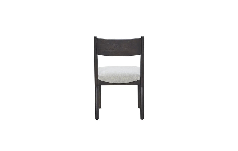 Comfortable Upholstery Cresent Chair (Set of 2) - Peppercorn by HouseOfZazla