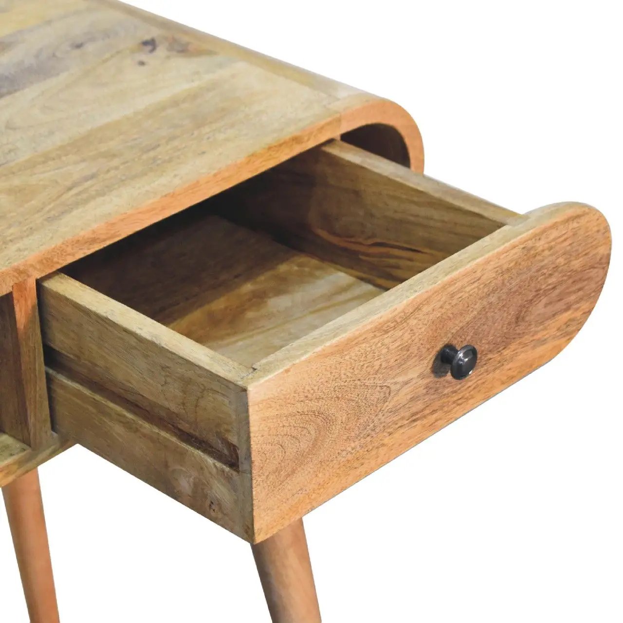 Writing Desk, Curved - Chestnut by HouseOfZazla