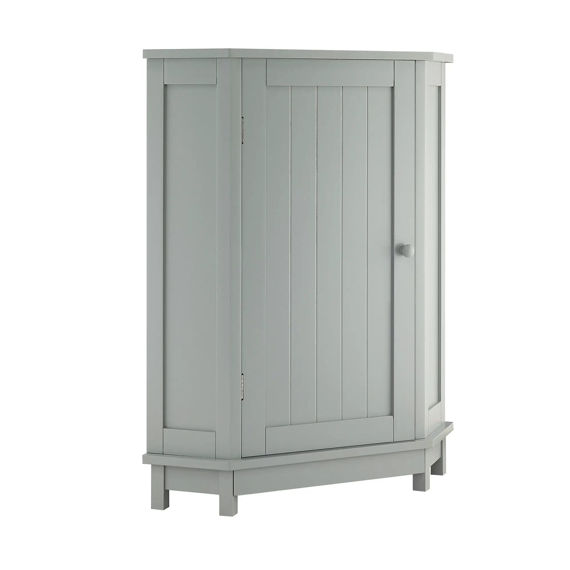 Bathroom Cabinet Triangle Corner Storage Cabinet With Adjustable Shelf Modern Style by Unique Piece Furniture
