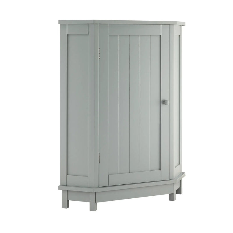 Bathroom Cabinet Triangle Corner Storage Cabinet With Adjustable Shelf Modern Style by Unique Piece Furniture